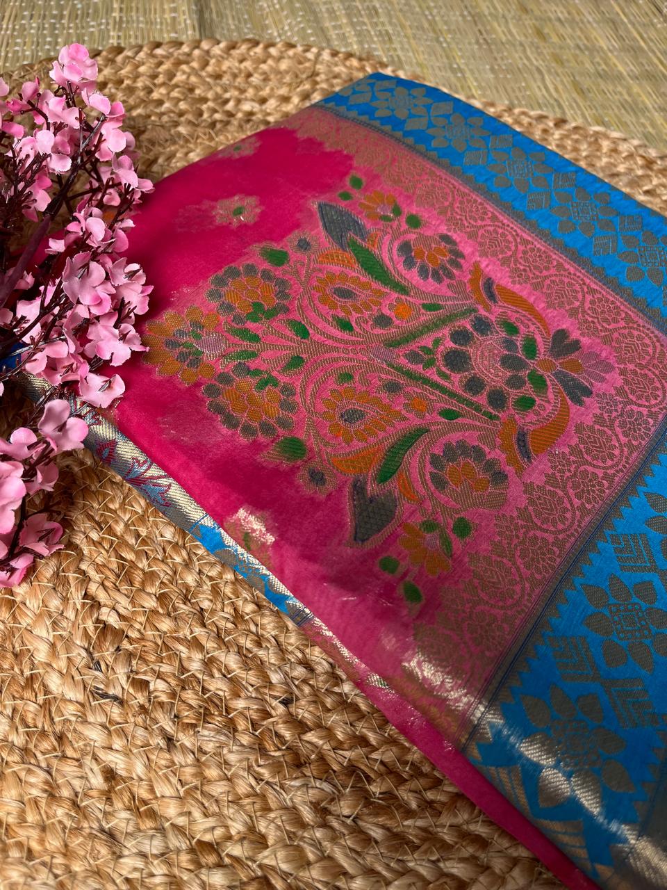 Banarasi Organza Designer Saree