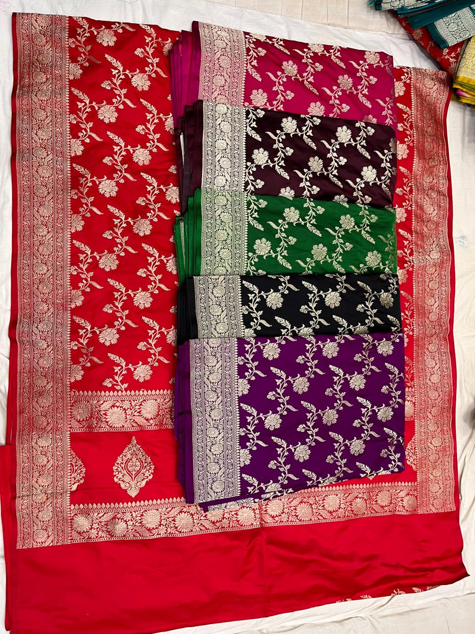 Banarasi Mashru Saree
