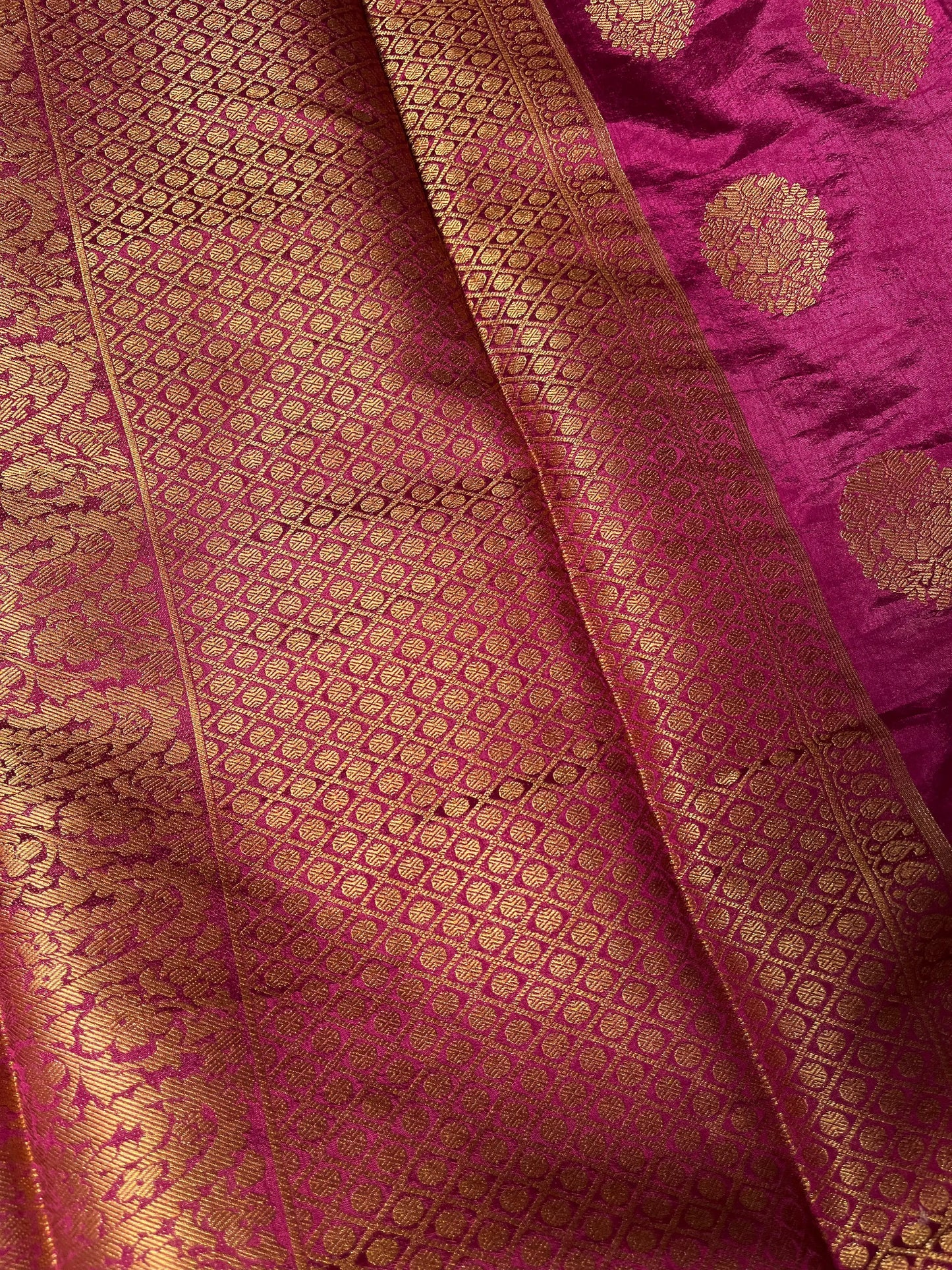 Banarasi Cotton Maroon Saree