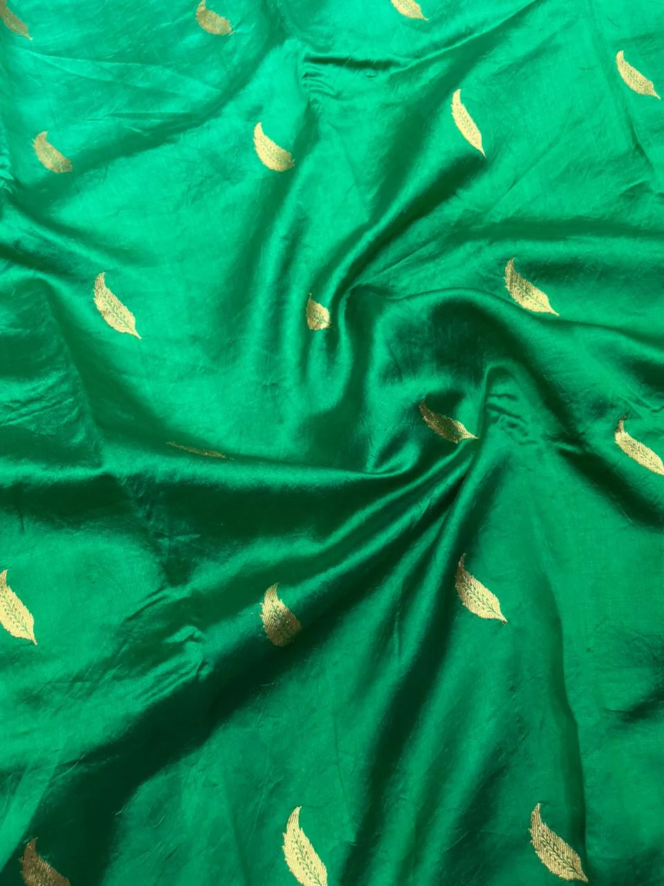 Pure handloom puna silk saree with kadua weave