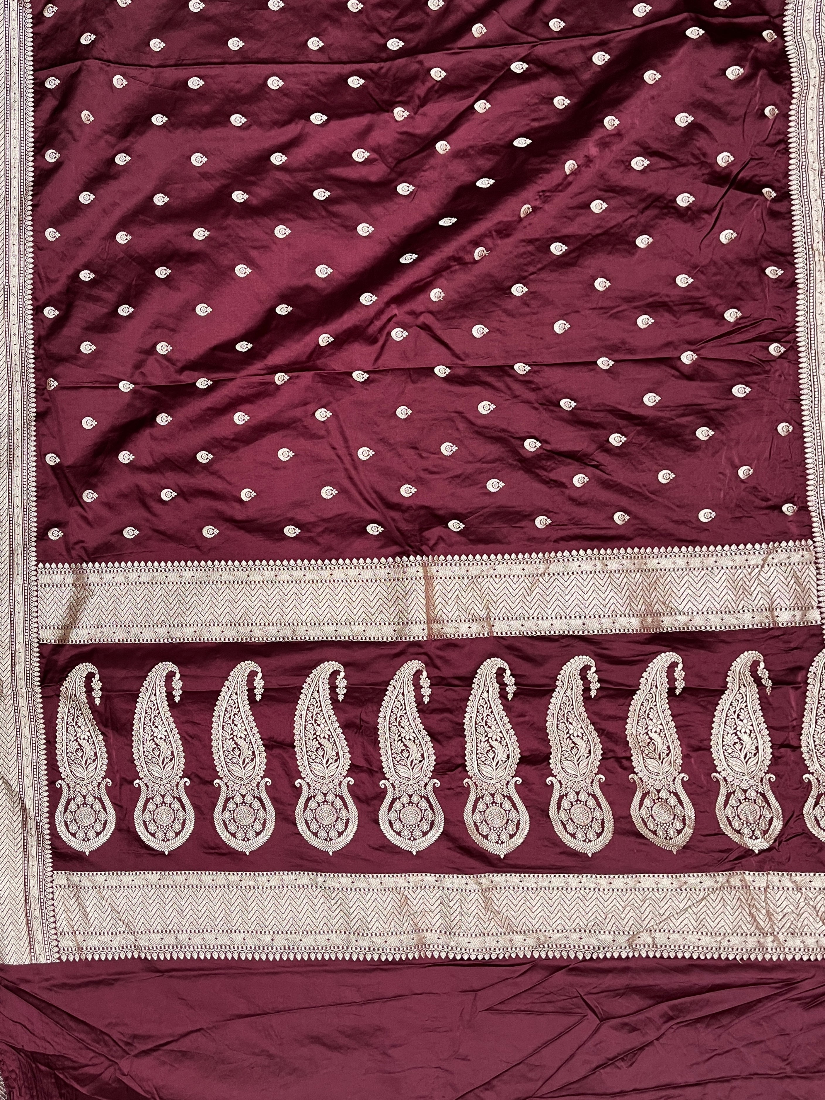 Mashru Silk Chand Tara Buti