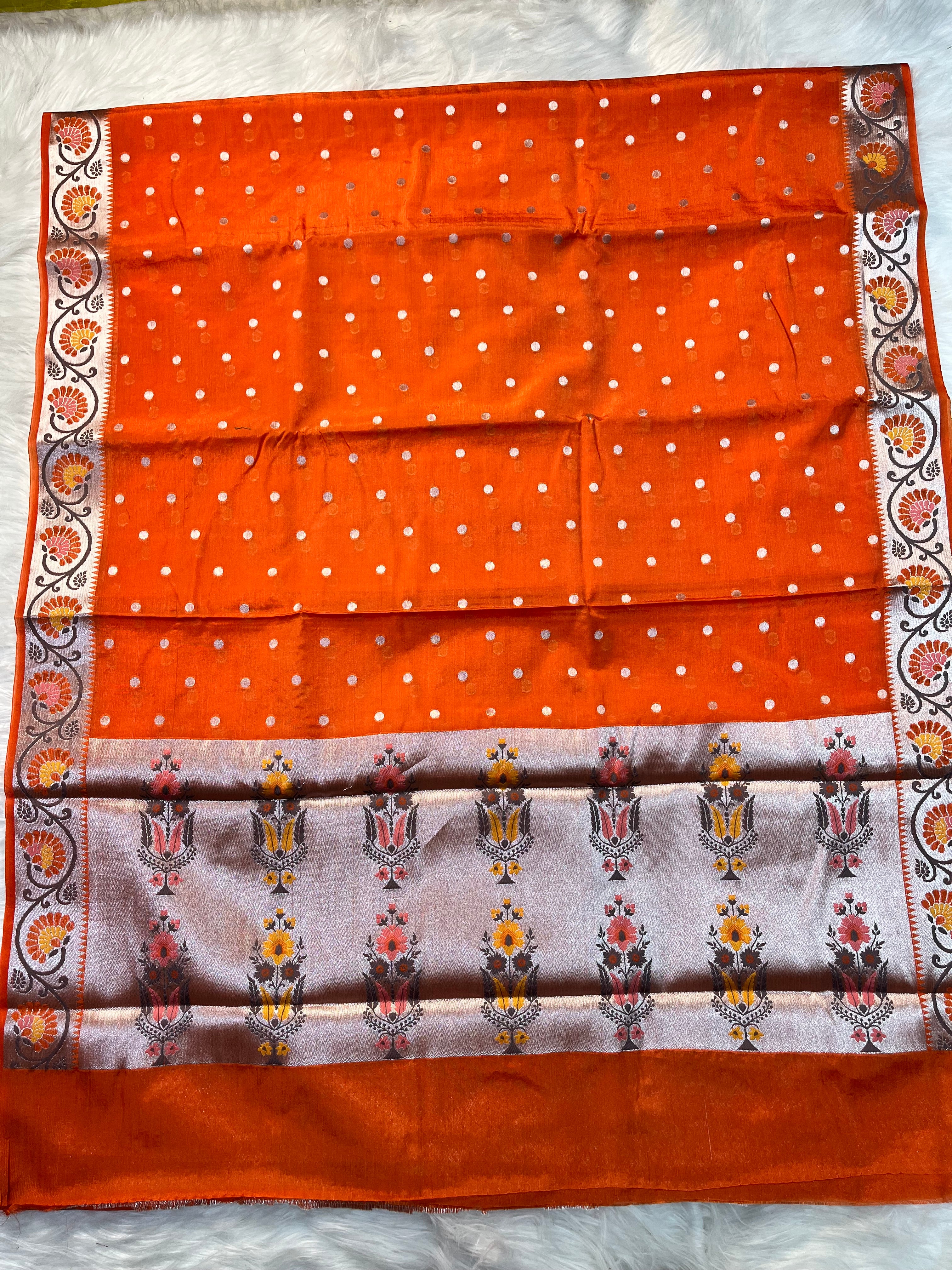 Orange Palm Silk PS-004-ORG