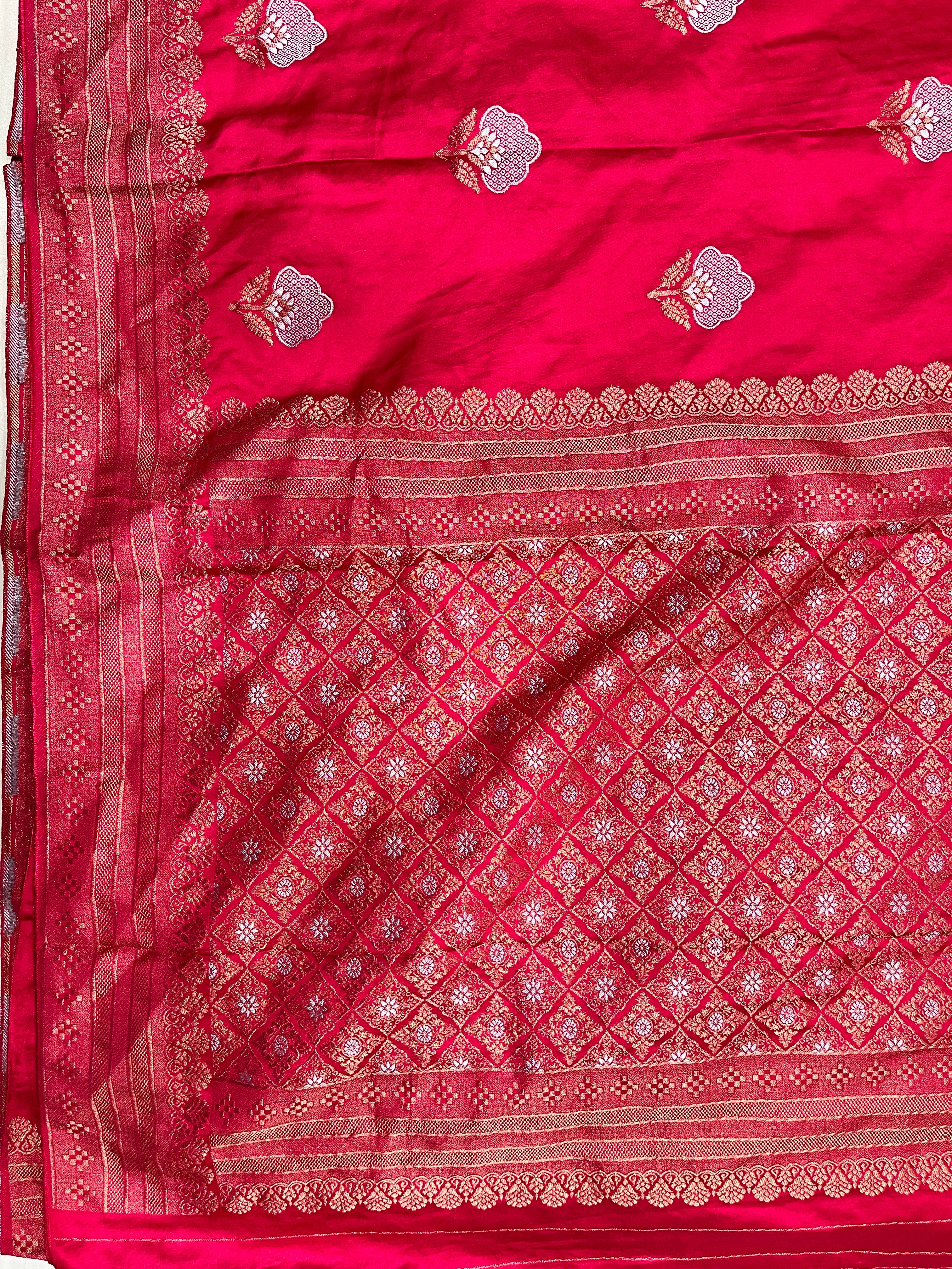 Royal Blue Mashru Satin MSS-002-ROYAL-BLUE