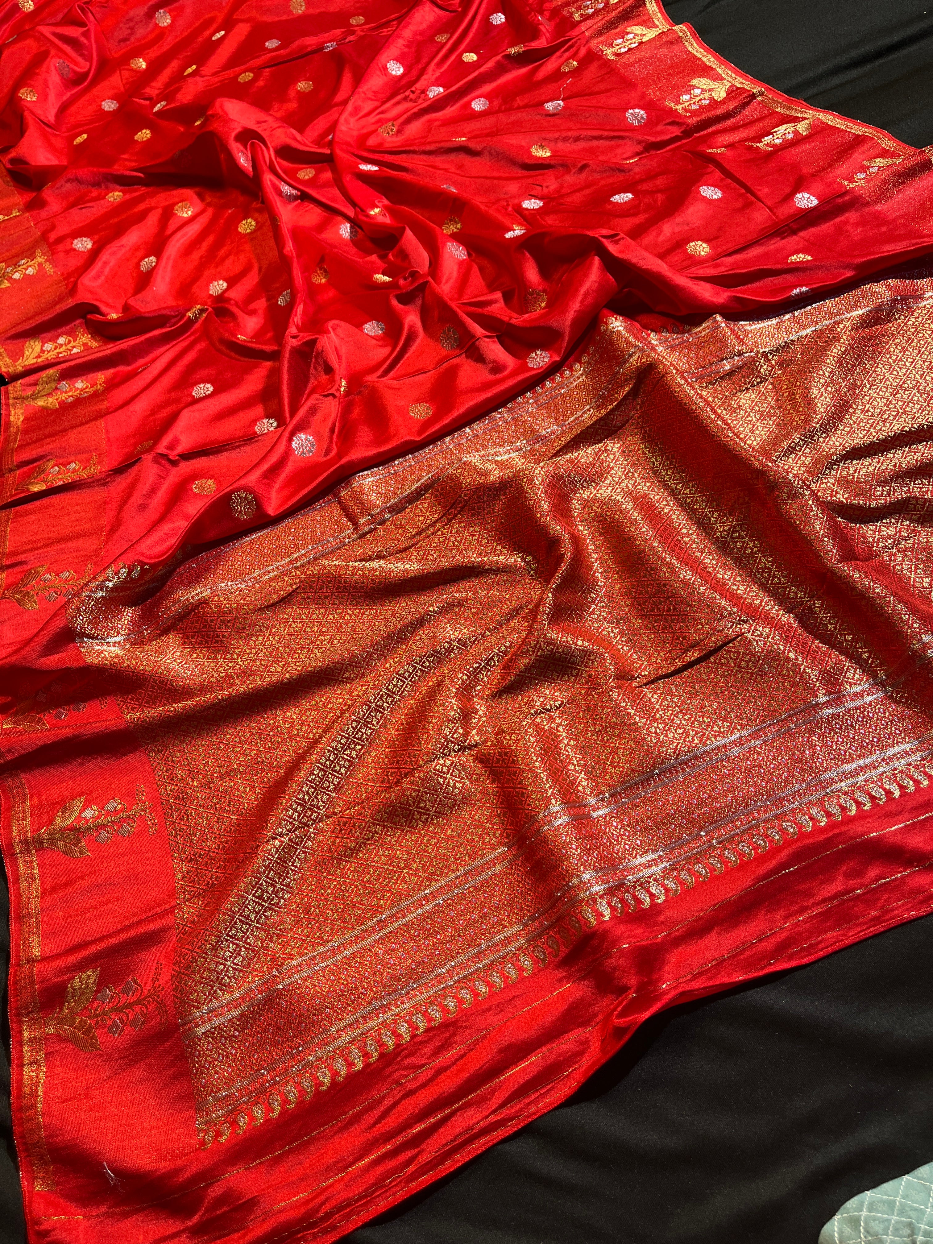 Mashru Fancy Saree Sona Rupa buti