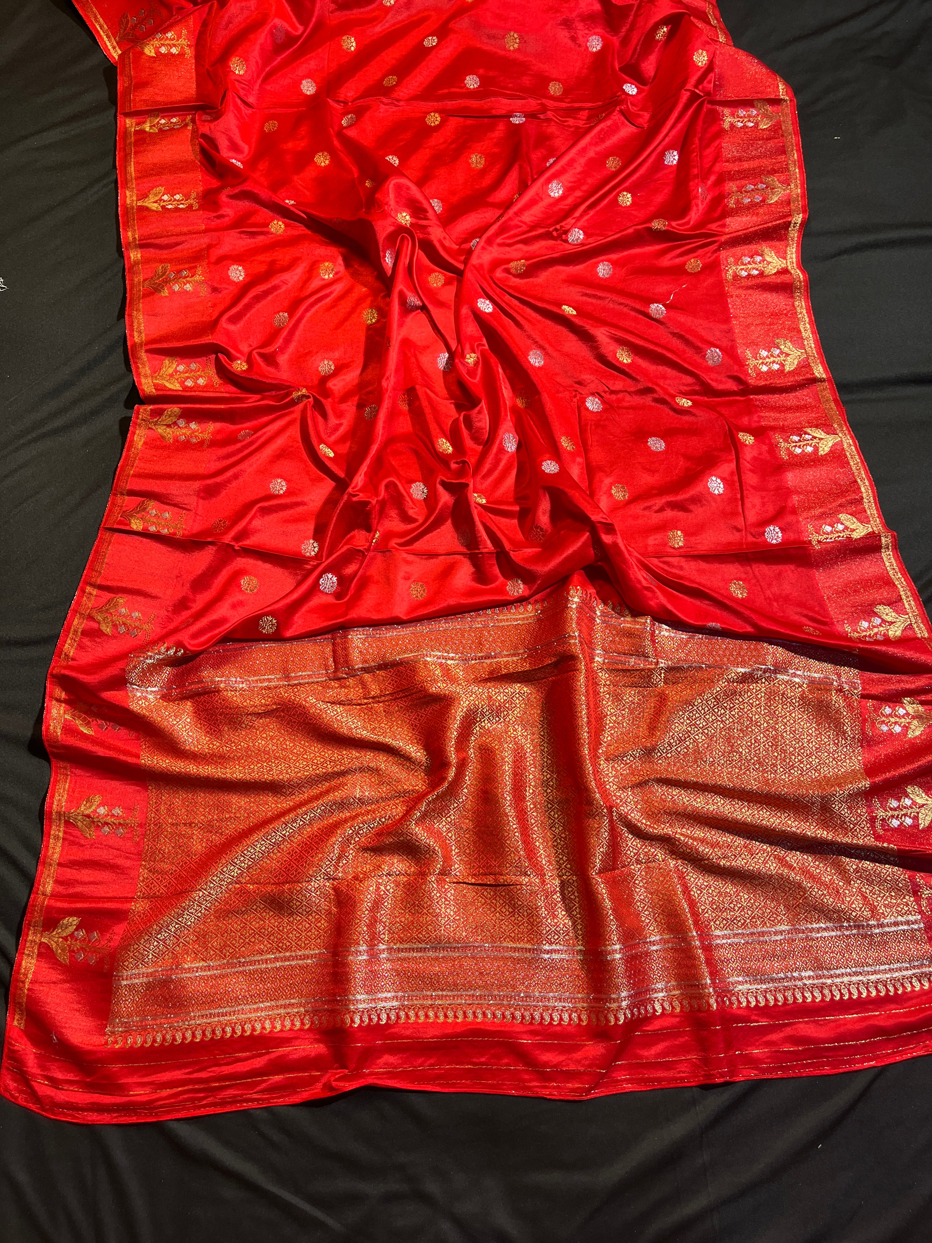 Mashru Fancy Saree Sona Rupa buti