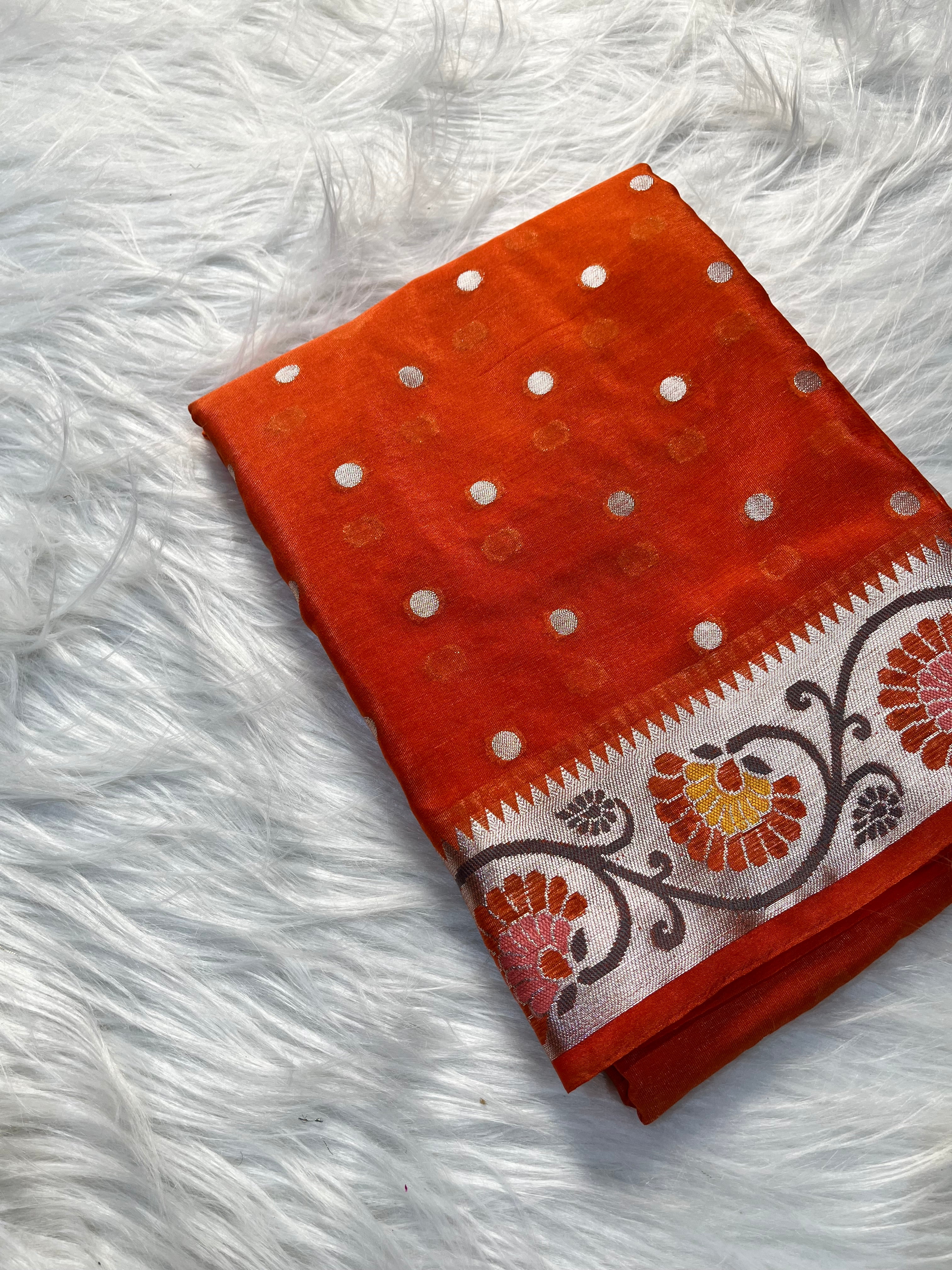 Orange Palm Silk PS-004-ORG