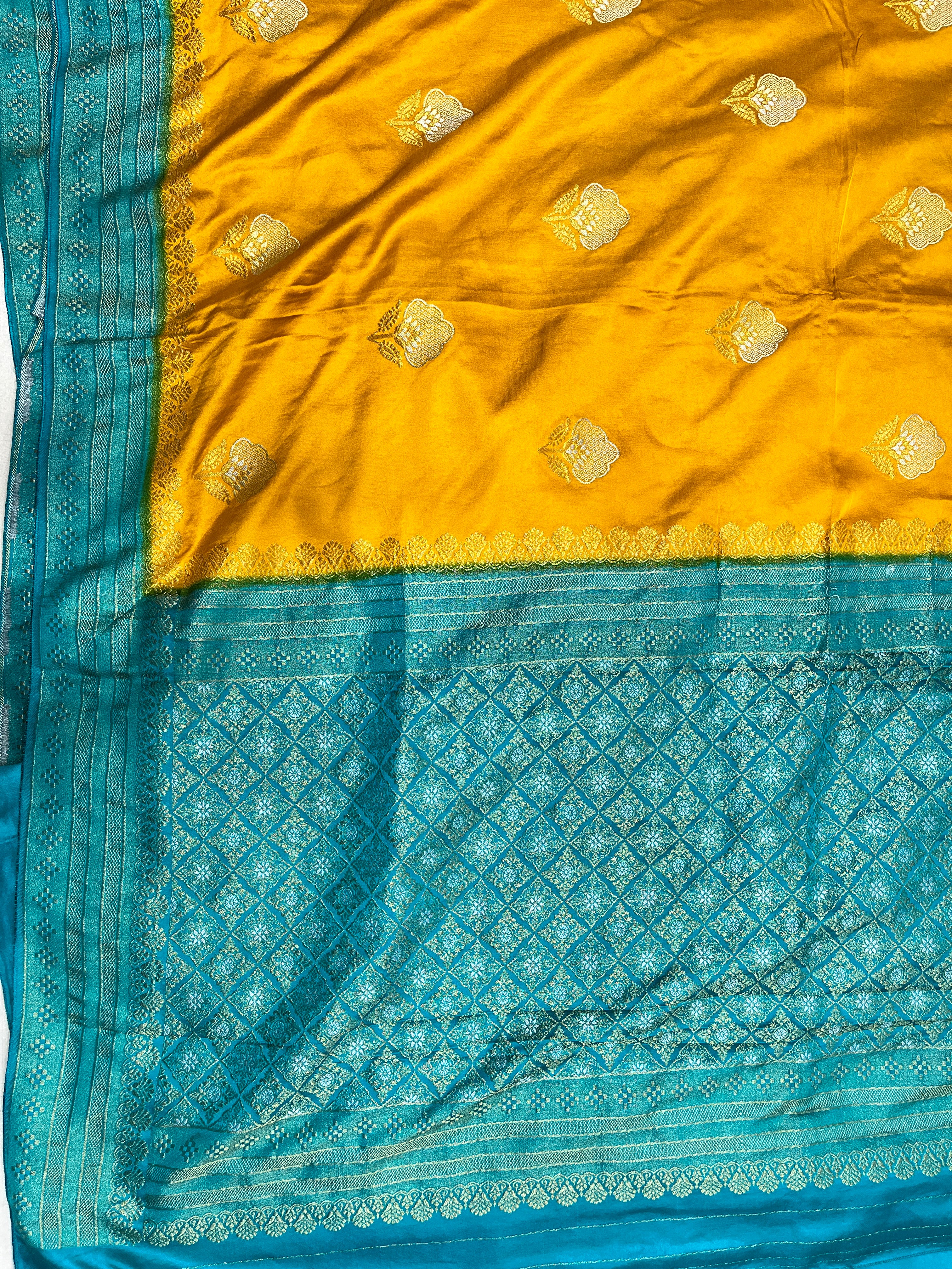 Royal Blue Mashru Satin MSS-002-ROYAL-BLUE