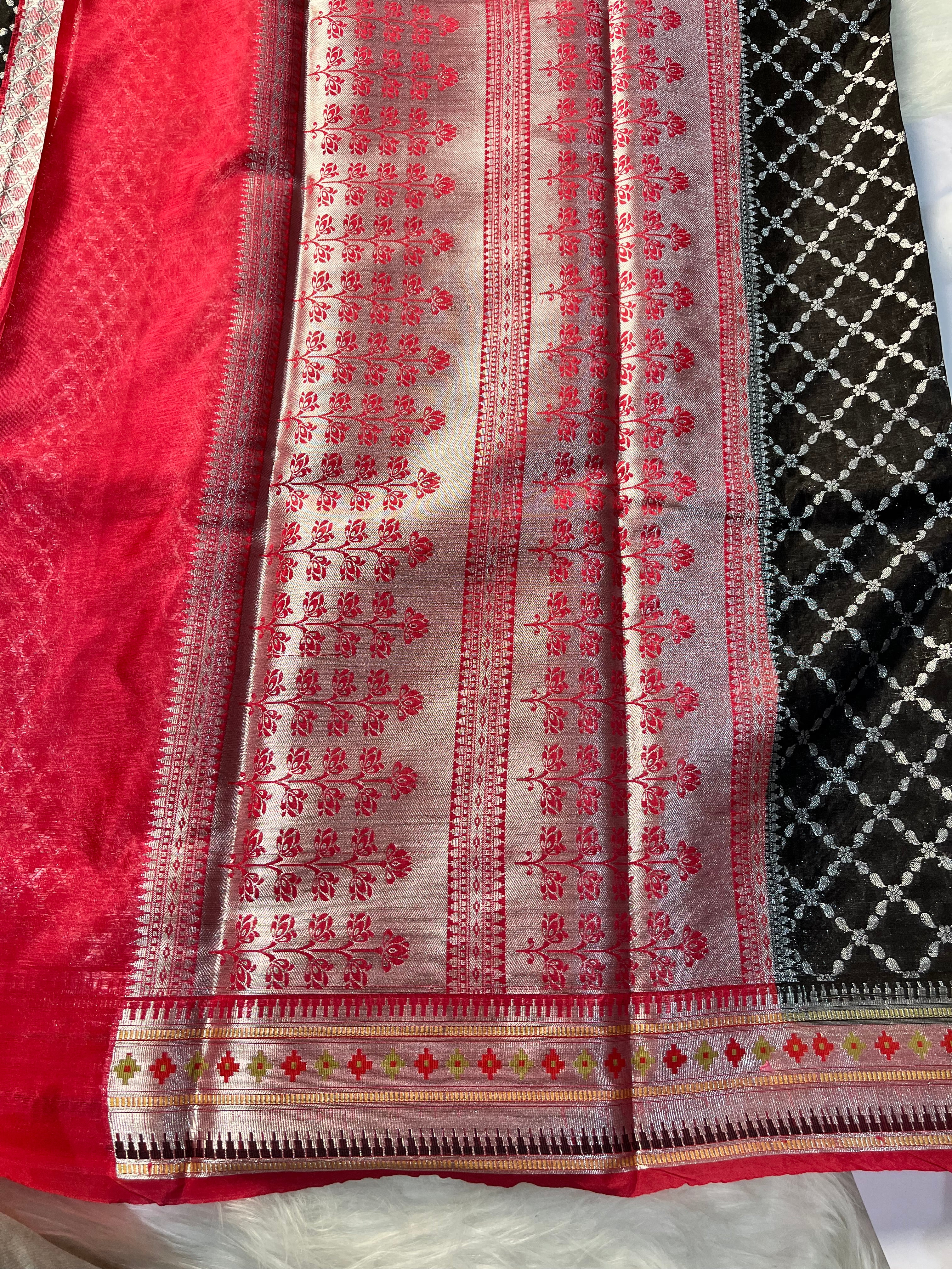 Black Cross Palm Silk PS-003-BLK