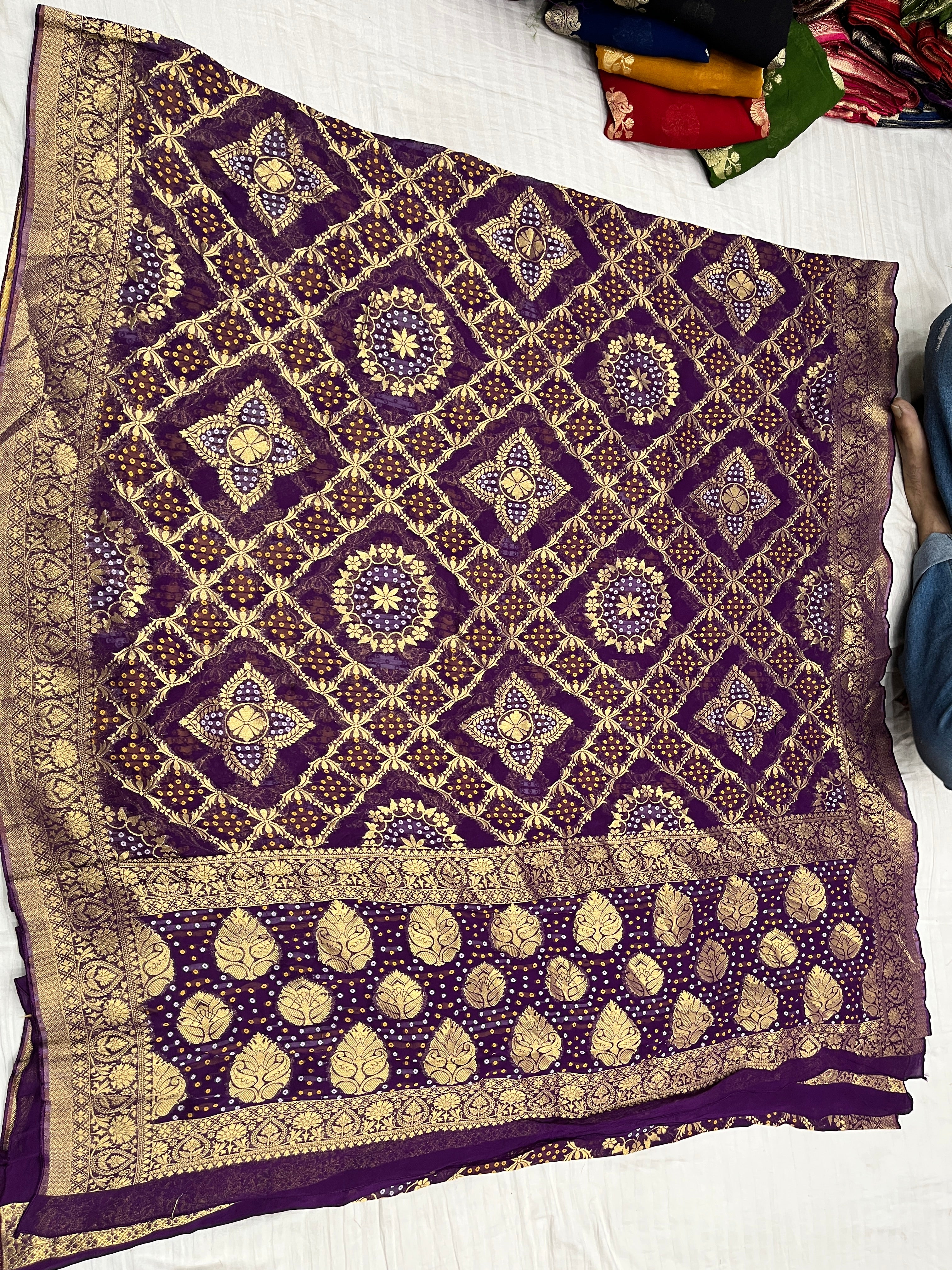 Khaddi Bandani Saree
