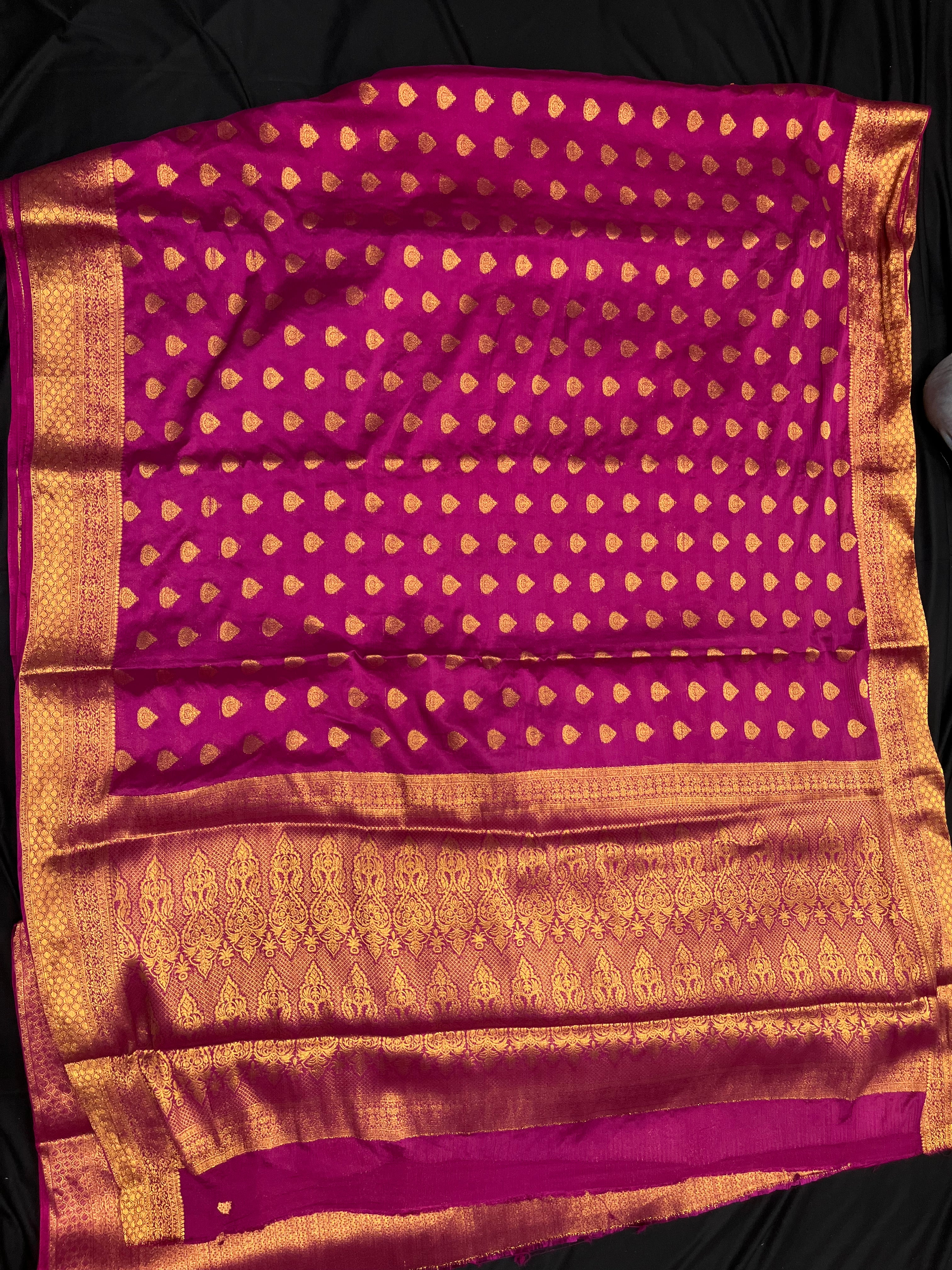 Rani Organza boota saree ORZ-002