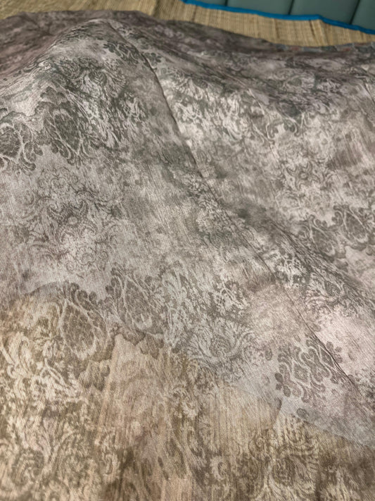 Banarasi Cotton Saree Digital Print