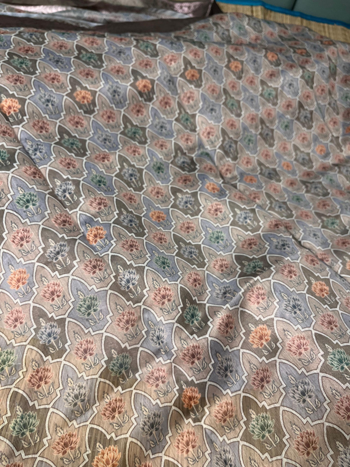 Banarasi Cotton Saree Digital Print