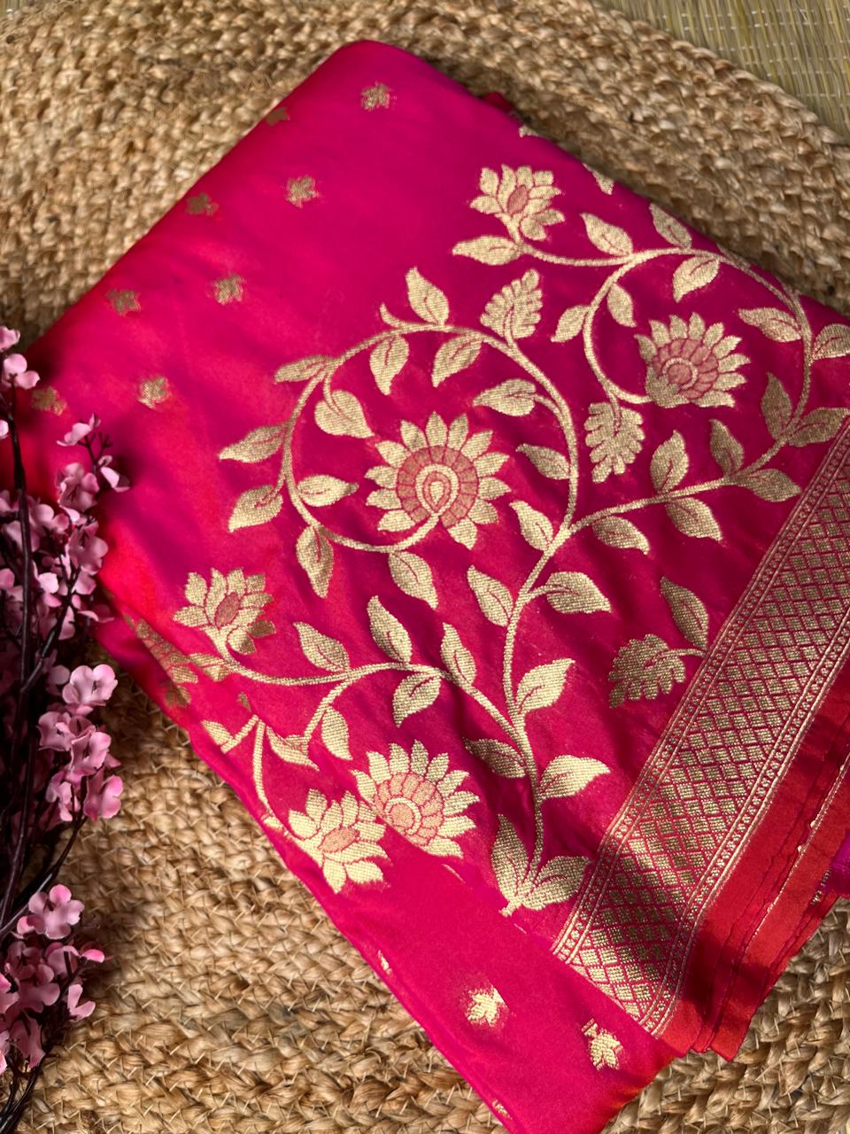 Fancy Banarasi Katan Silk Saree