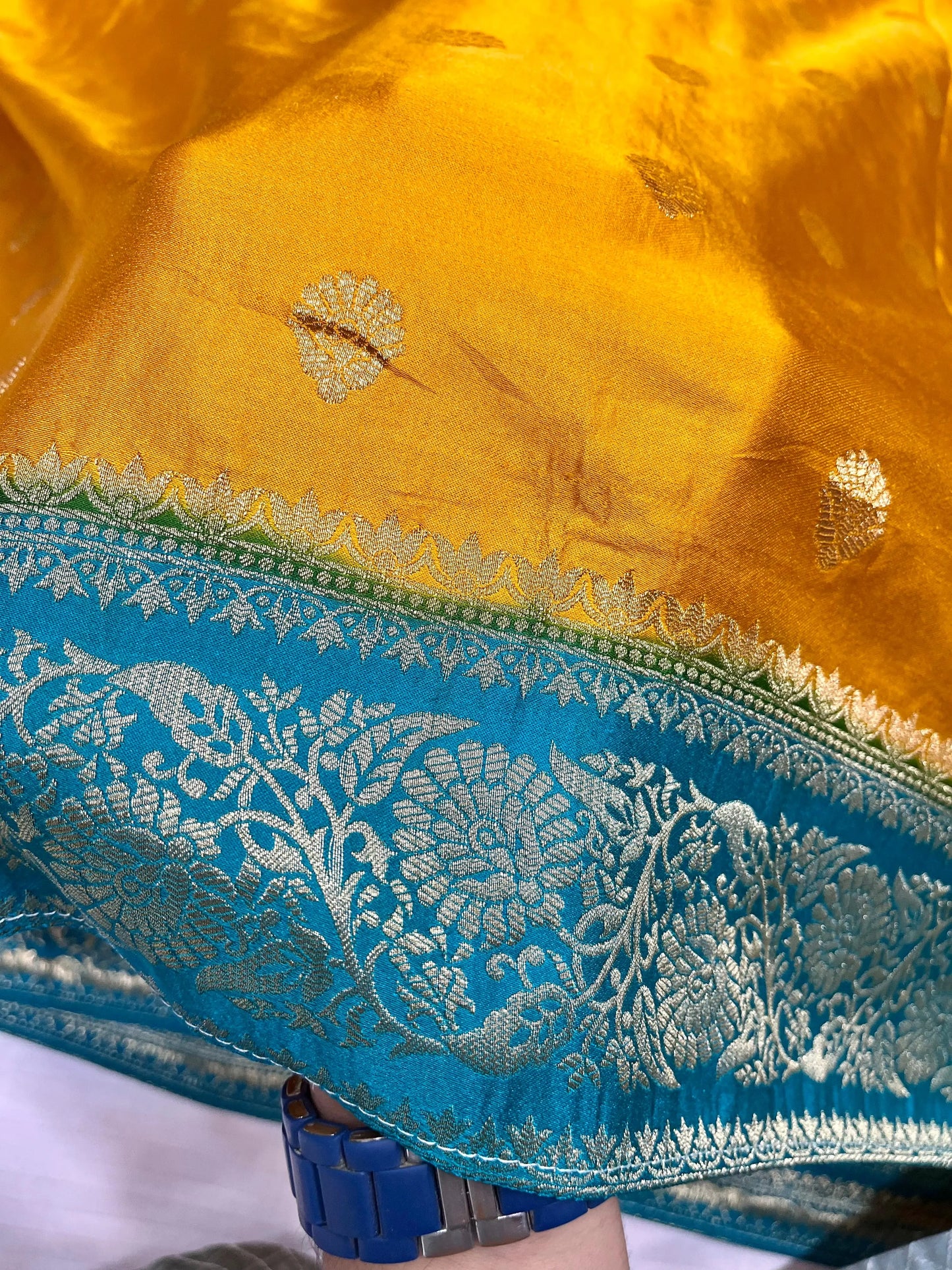 Banarasi Mashru Satin Saree