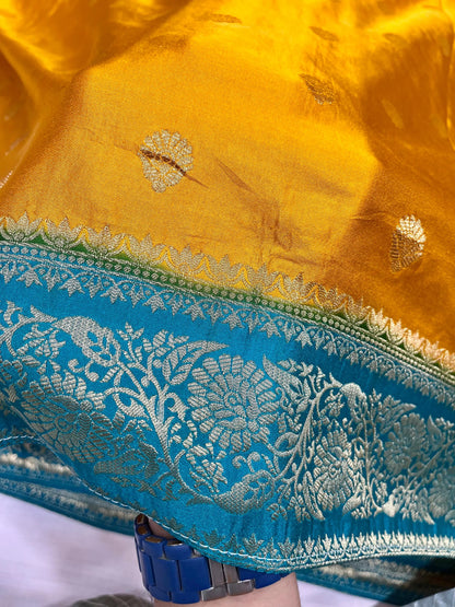 Banarasi Mashru Satin Saree