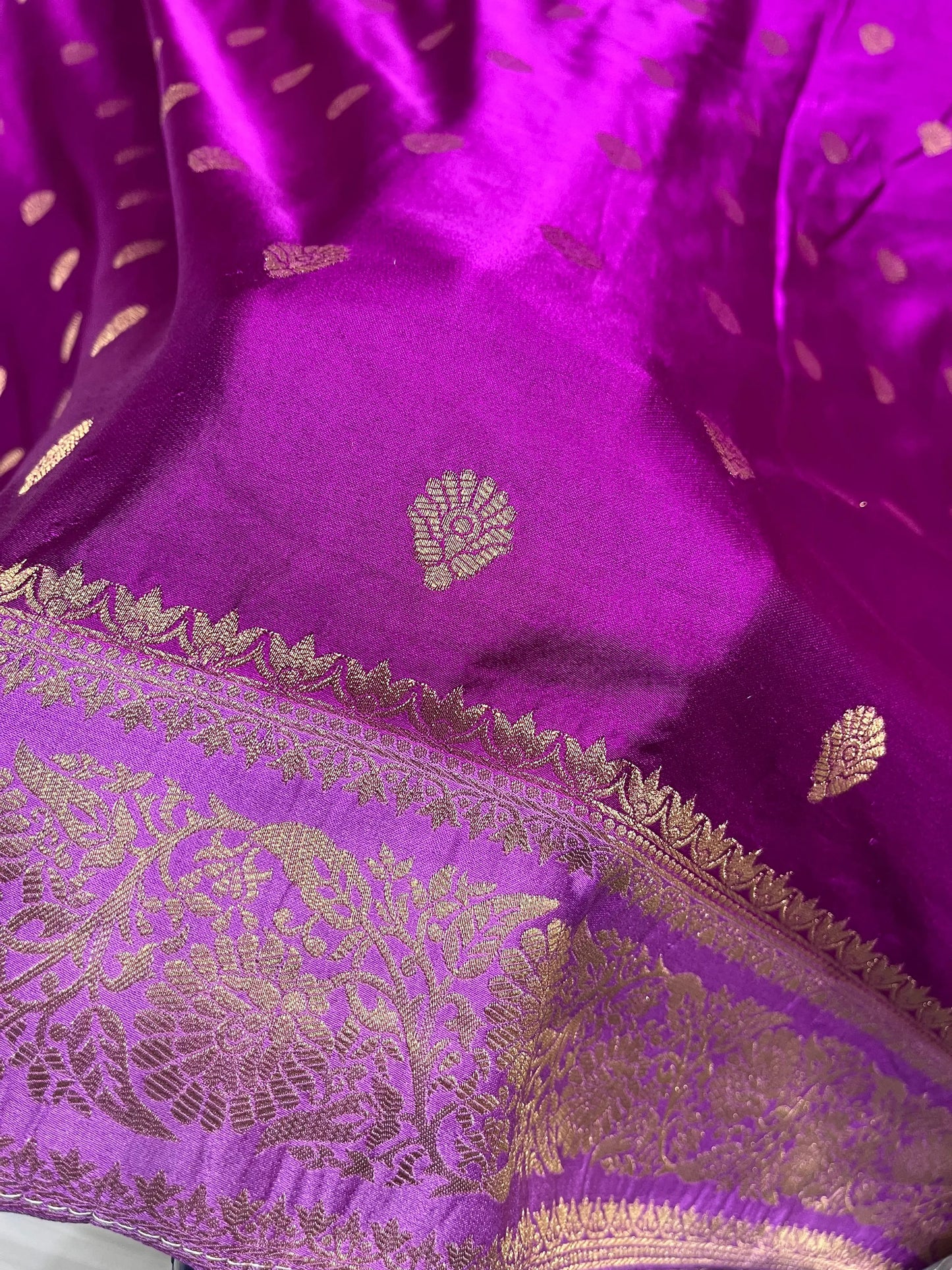 Banarasi Mashru Satin Saree