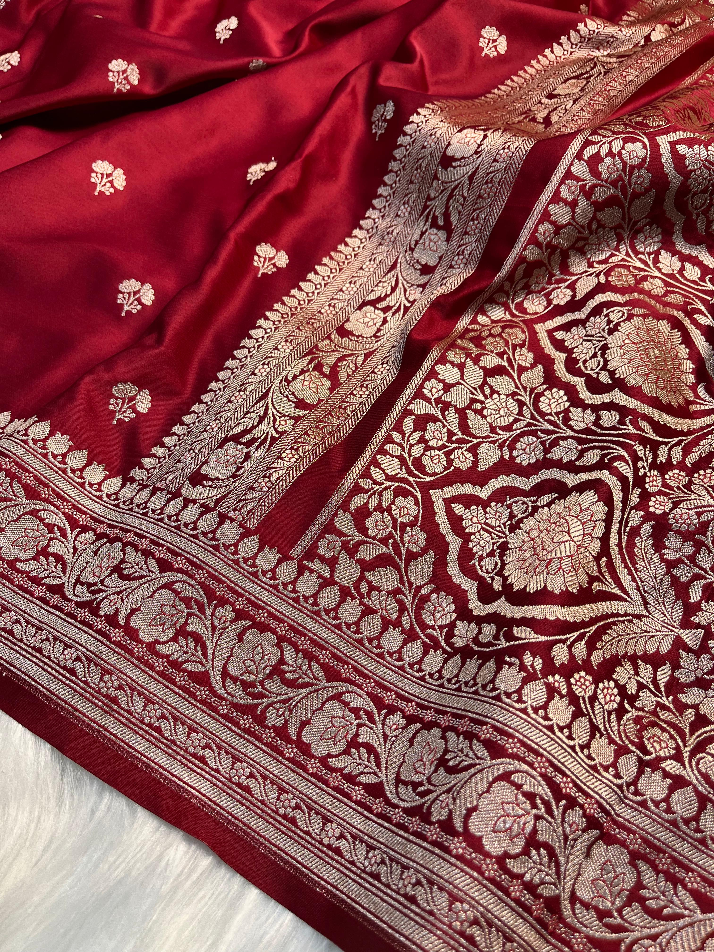 Red Mashru Satin MSS-004-RED