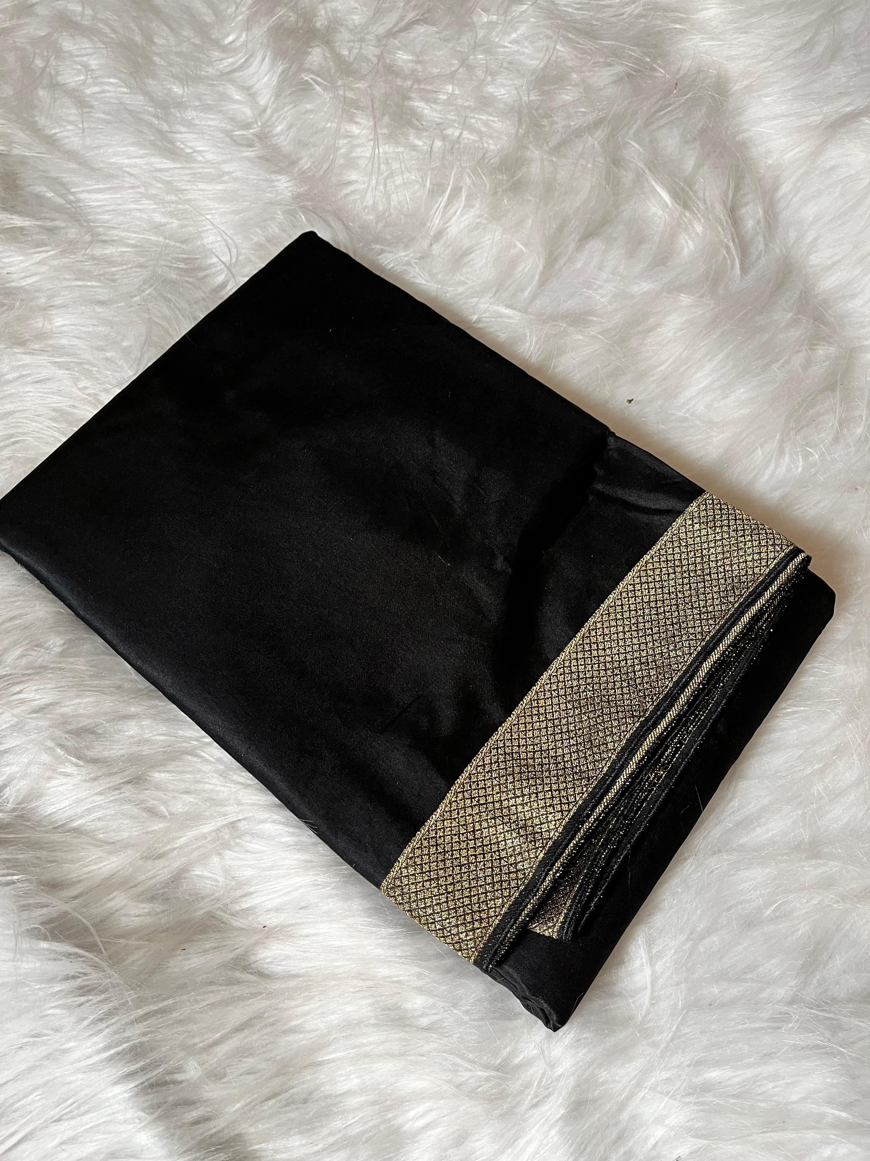 Black Beauty Mashru Satin MSS-006-BLACK