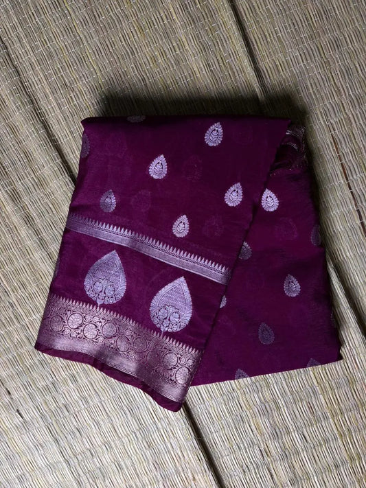 Banarasi Palm Silk Saree
