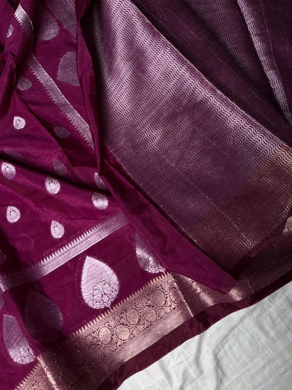 Banarasi Palm Silk Saree
