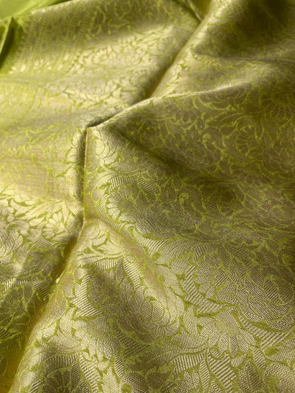 Banarasi Palm Silk Meena Pathni