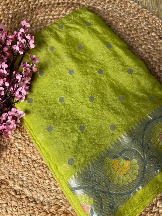 Banarasi Palm Silk Pathni Saree