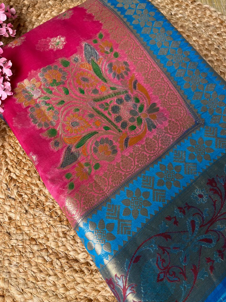 Banarasi Organza Designer Saree