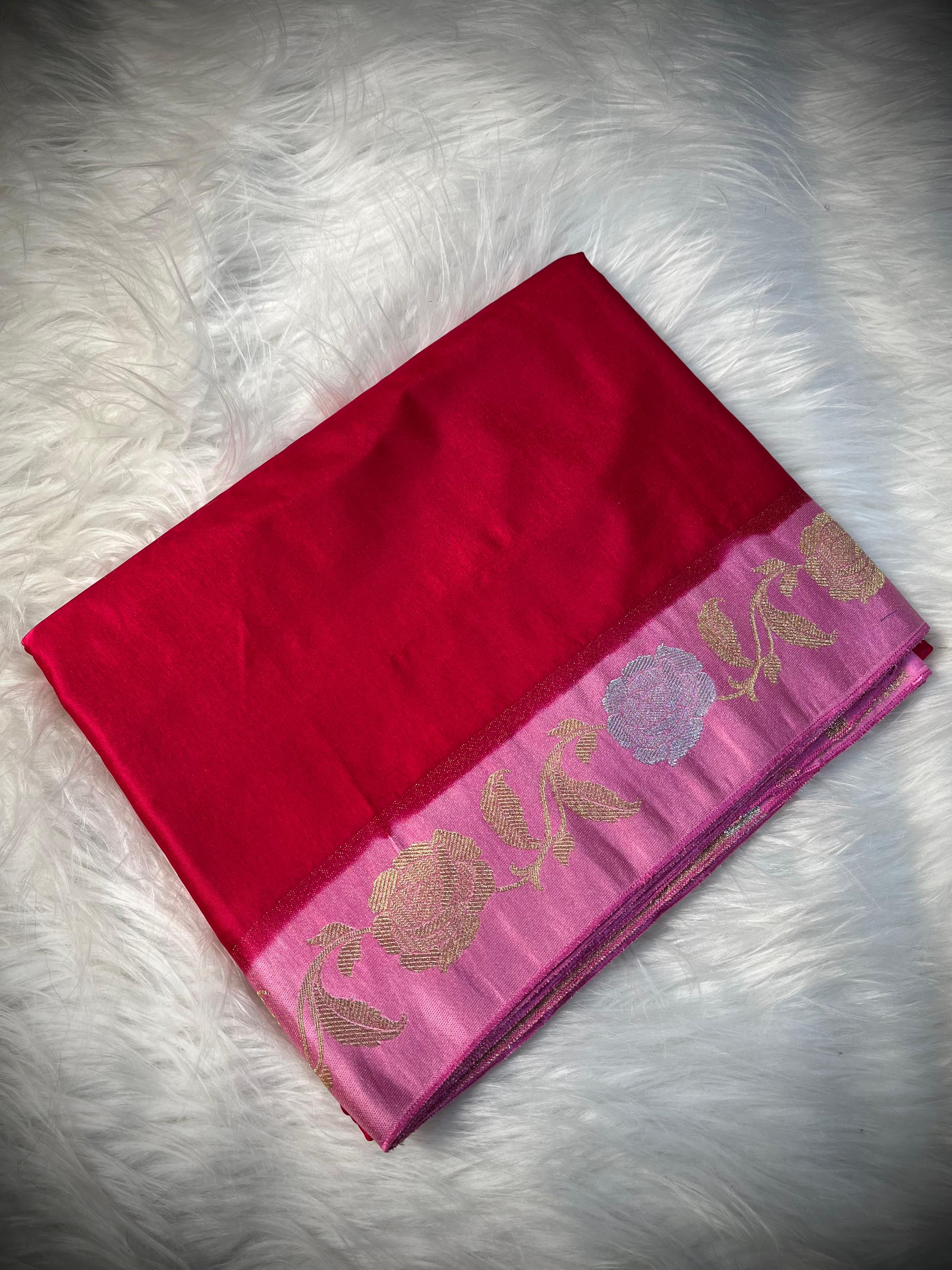 Red Mashru Satin MSS-003-RED