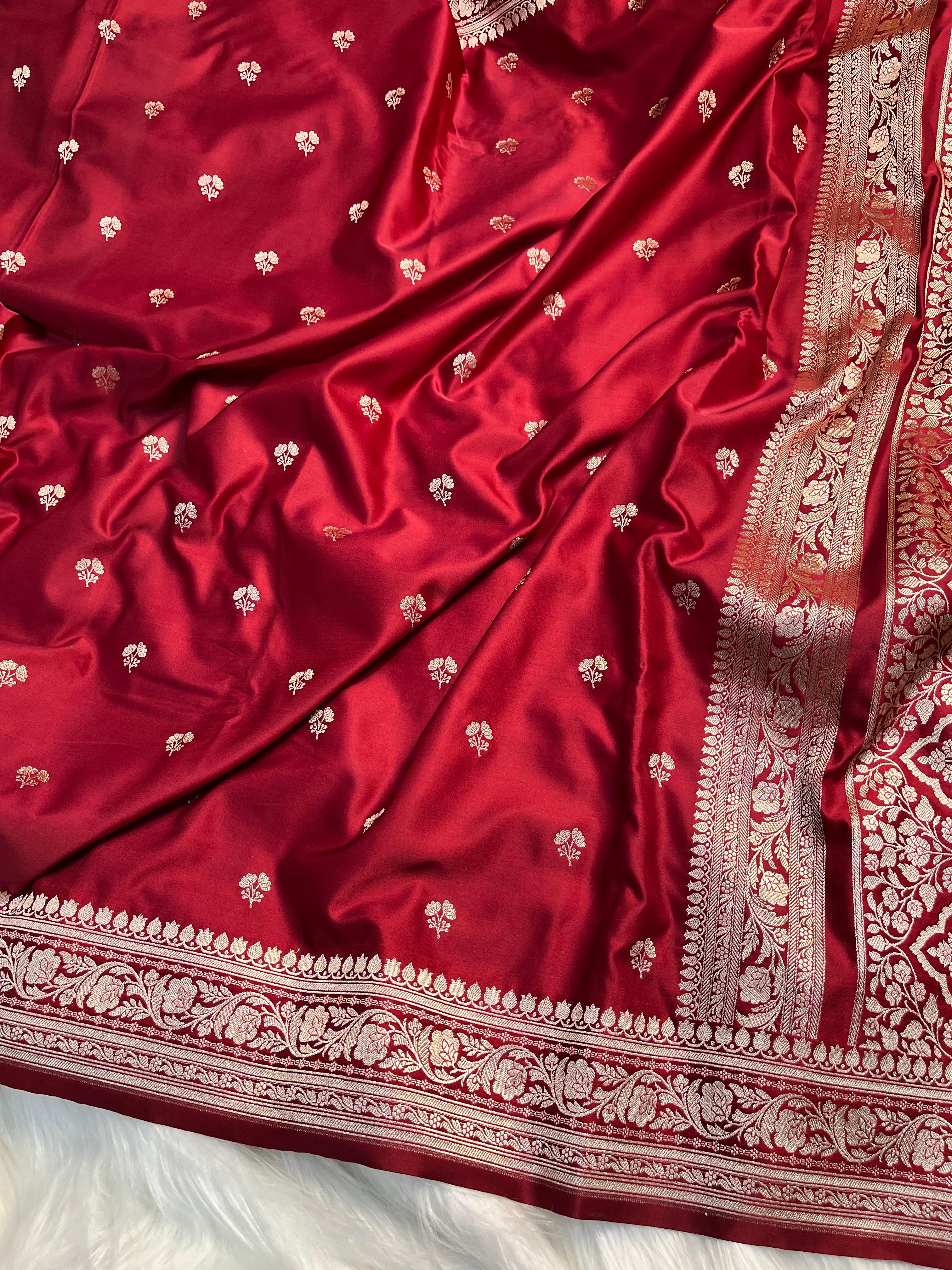 Red Mashru Satin MSS-004-RED