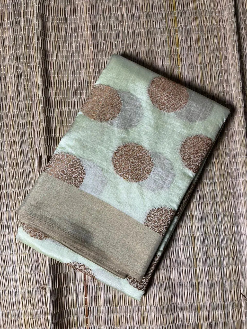 Banarasi Cotton Saree Pink Shade Boota