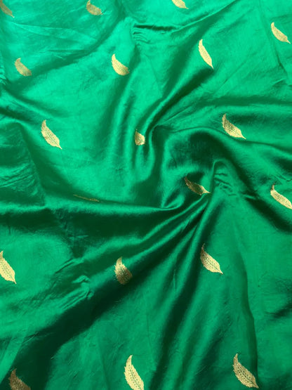 Pure handloom puna silk saree with kadua weave